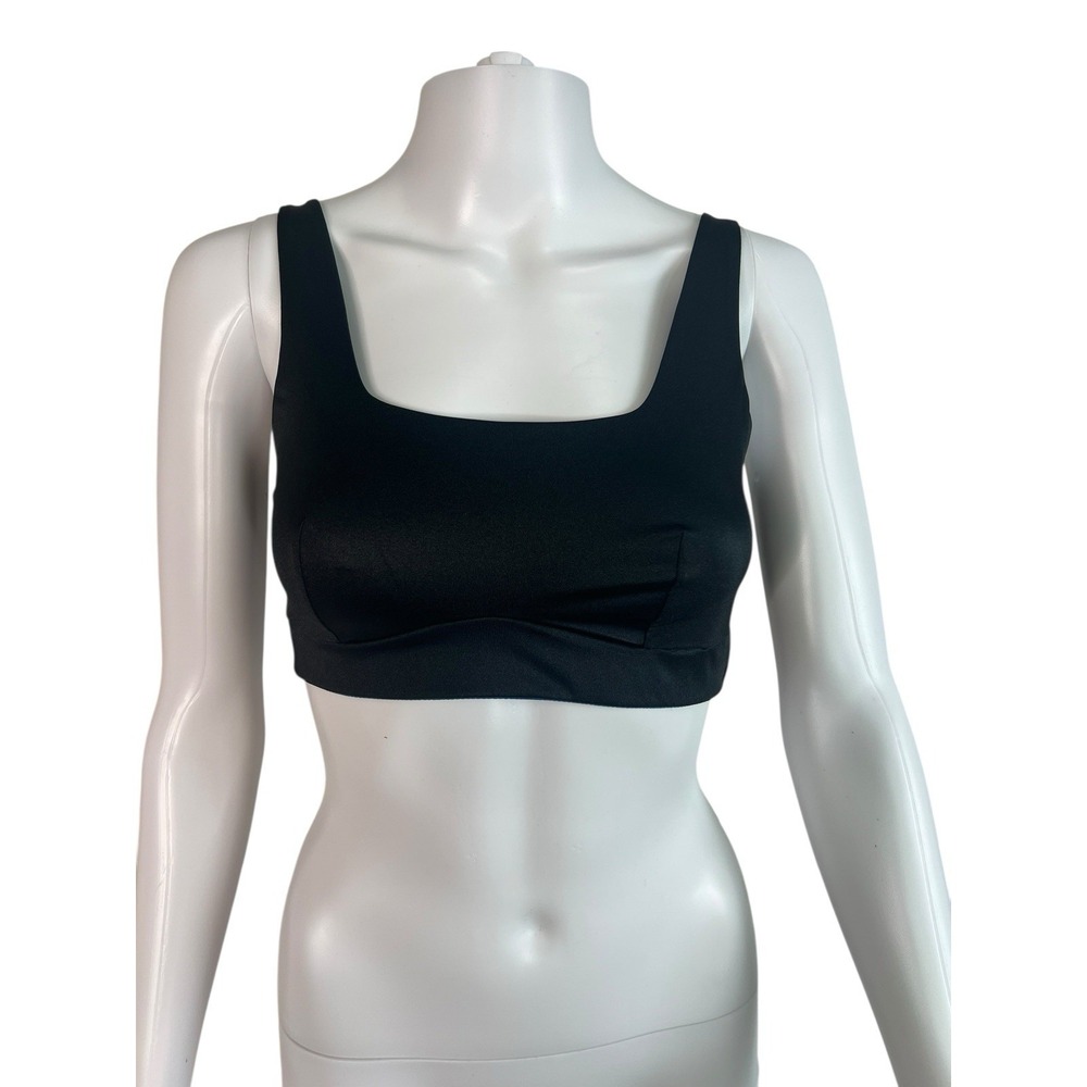 Yitty Women's Small Sports Bra Headliner Shaping Midi Bralette Black NWT $ 65